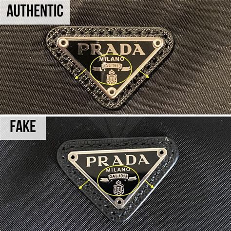 fake prada purses|Prada label authentic.